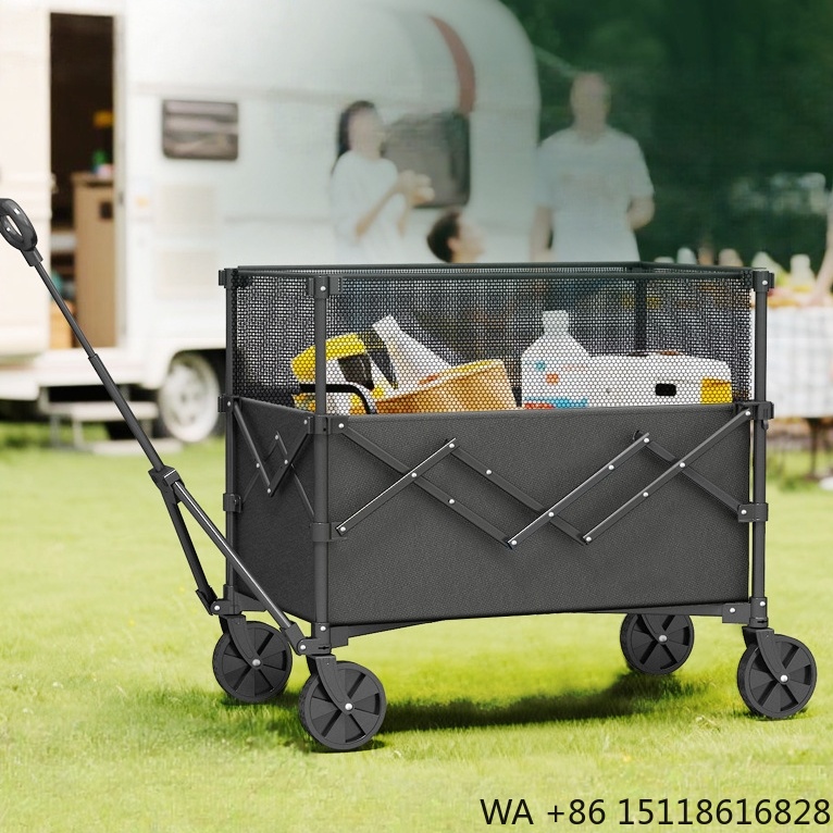 Outdoor Furniture Set - Прочная складная тележка-вагон из нержавеющей стали