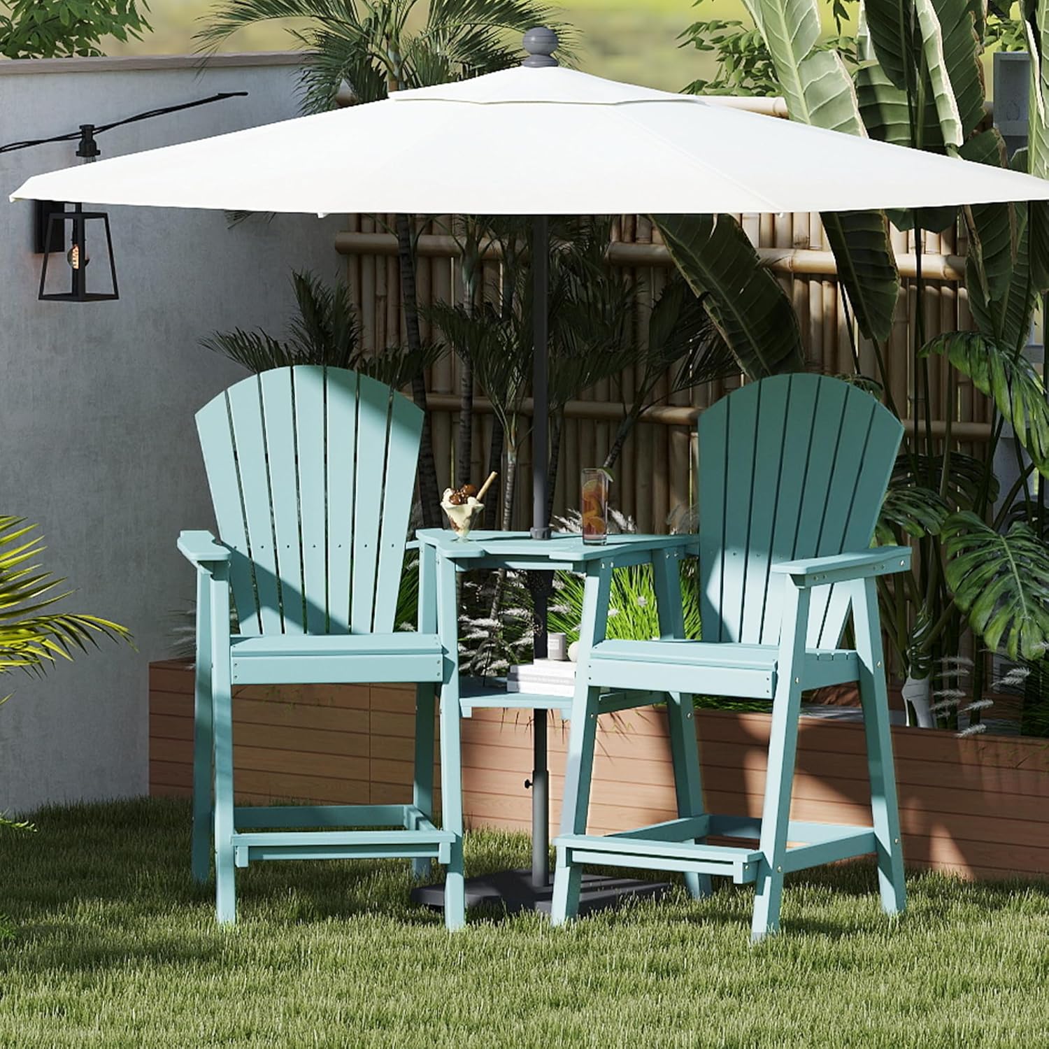 Adirondack Chair Wood - Высокие стулья Адирондак (2 шт.) с