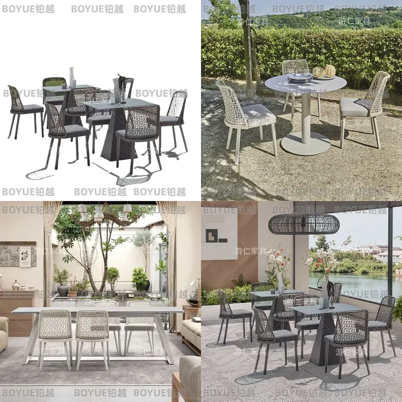 Outdoor Furniture Hotel - Скандинавское плетеное кресло из ротанга для