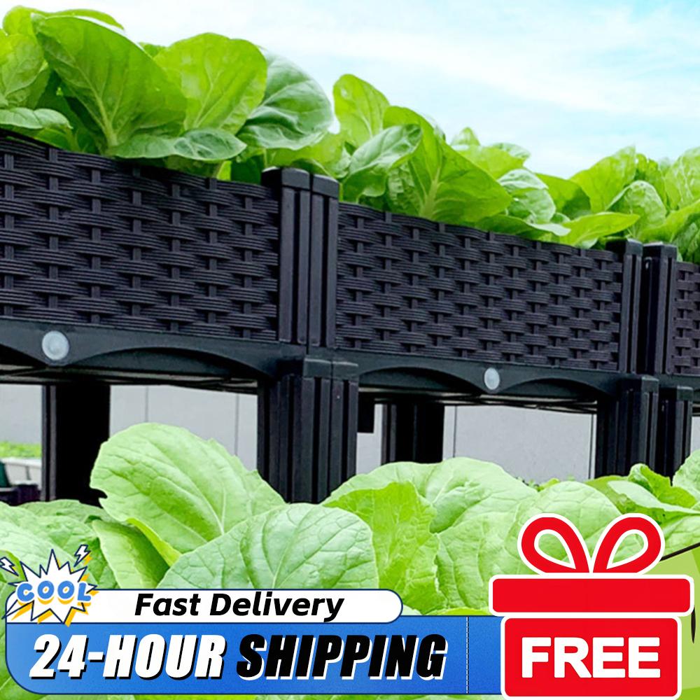 Garden Storage Box - Пластиковый приподнятый грядок-ящик на ножках с