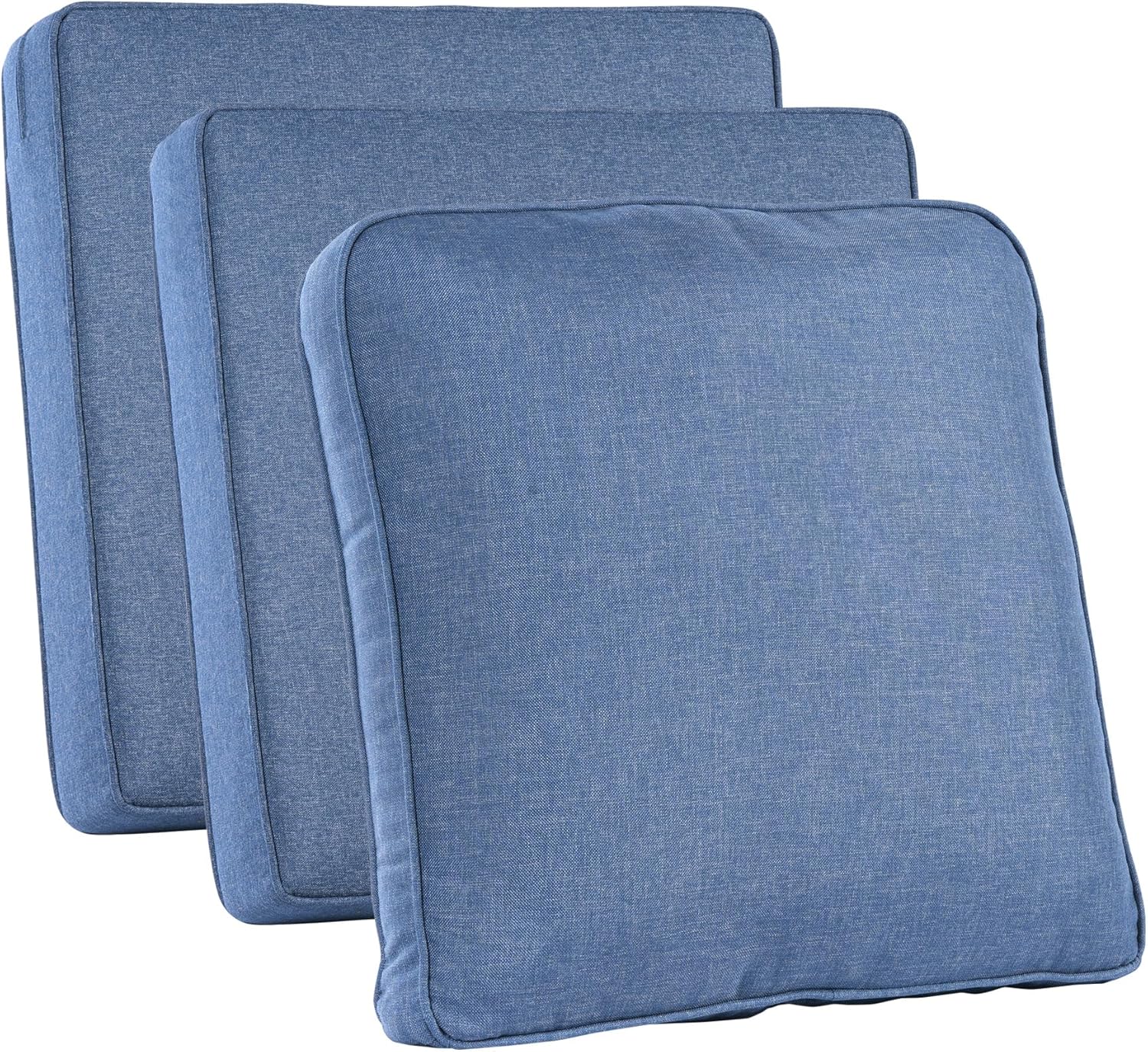 Outdoor Furniture Cushions - Чехлы для подушек садовой мебели, джинсово-синие,