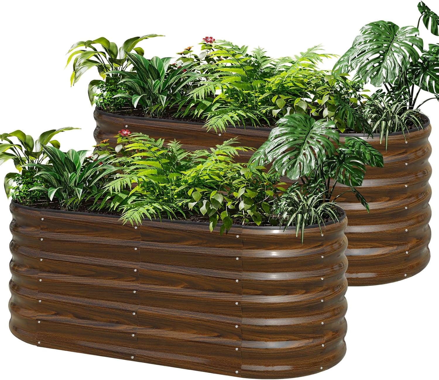 Planter Raised Metal - Набор оцинкованных стальных приподнятых грядок -