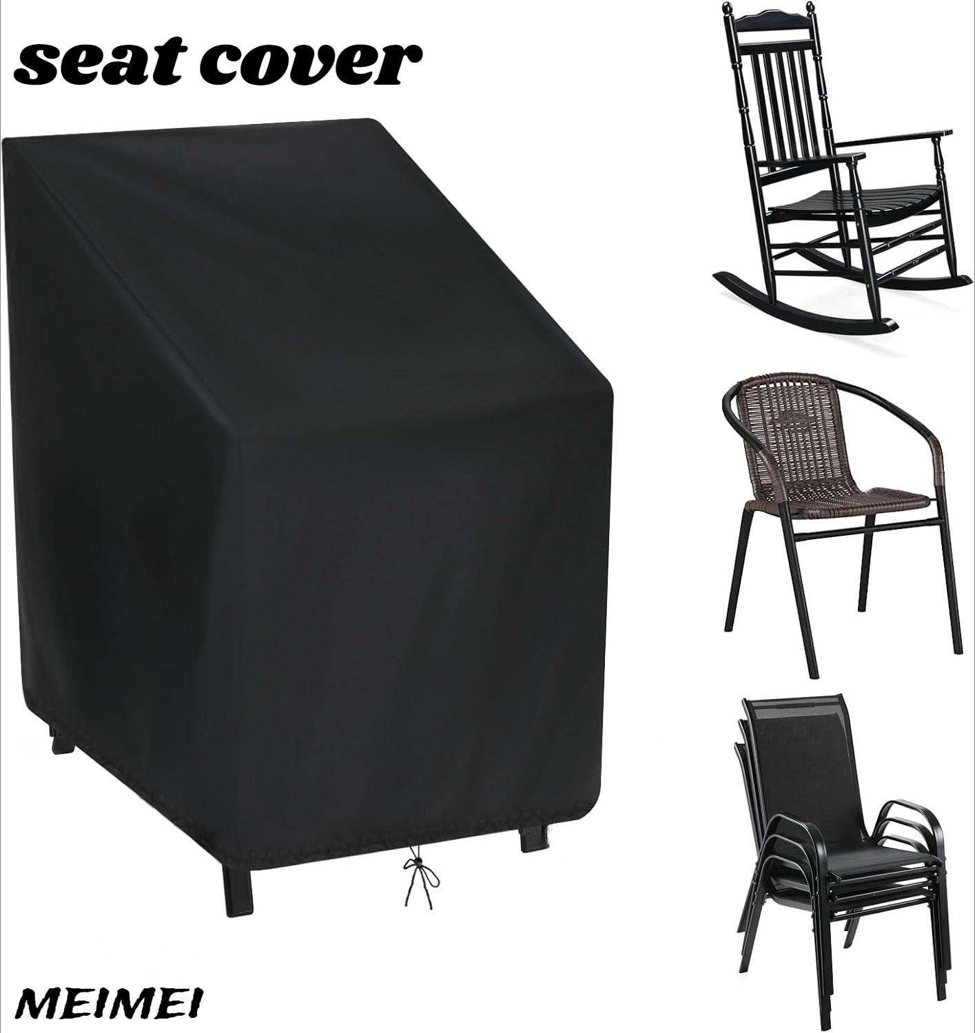 Outdoor Furniture Protector - Многослойный пылезащитный чехол для стула, сумка