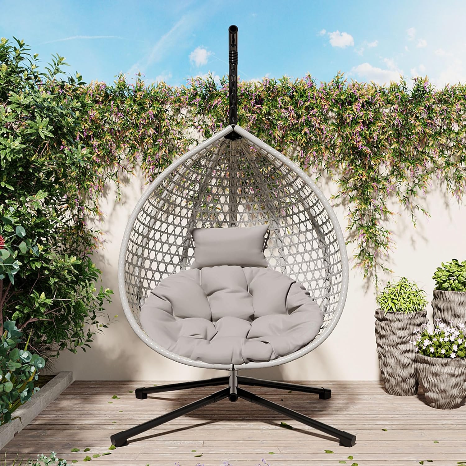 Складное подвесное кресло-яйцо – обзор и цена Outdoor Furniture Hdpe