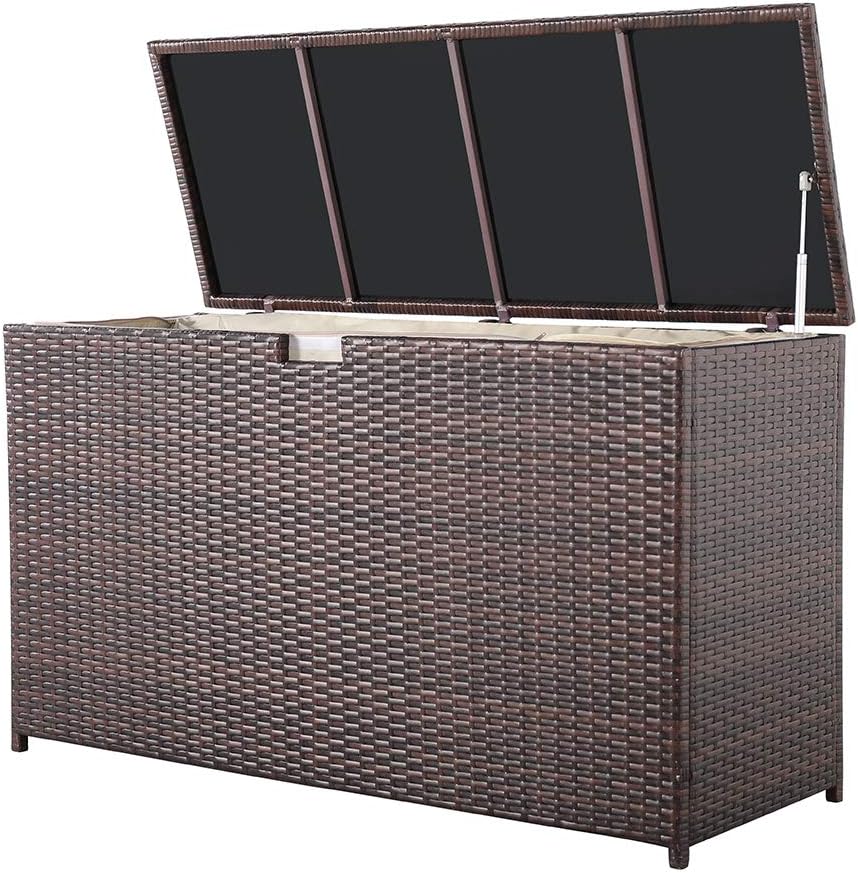 Уличный плетеный ящик для хран – обзор и цена Garden Storage Box