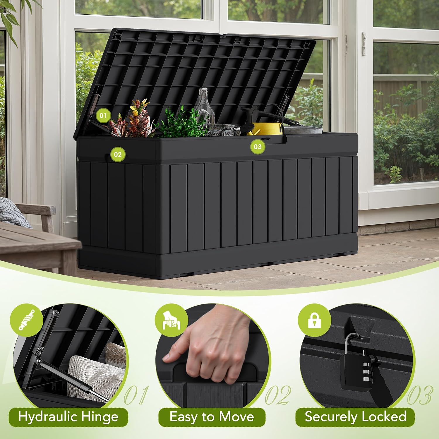 Водонепроницаемый садовый ящик – обзор и цена Garden Storage Box
