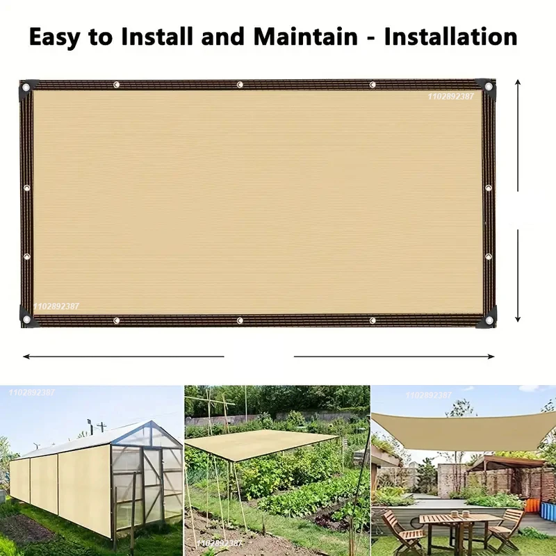 Сетка затеняющая бежевая 4x5м, – обзор и цена Outdoor Furniture Hdpe