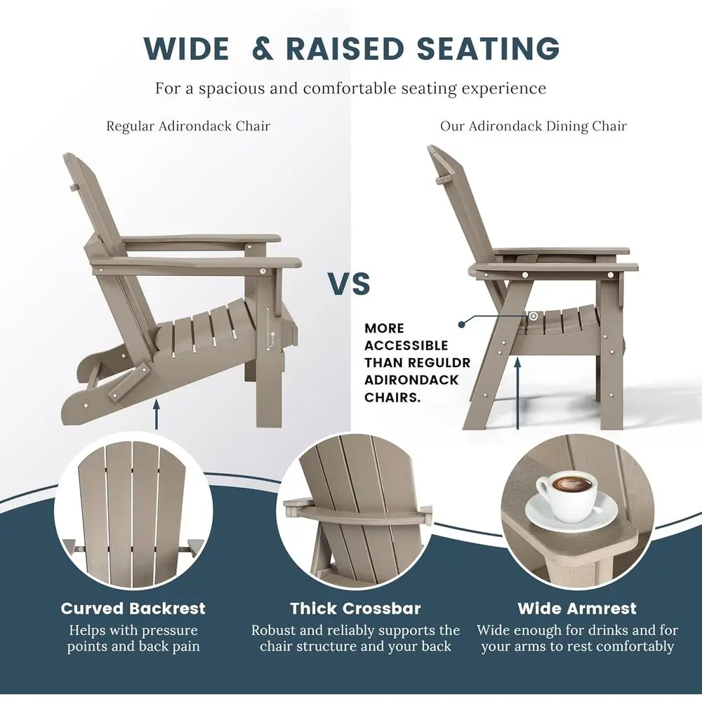 Повседневный обеденный стул Ad – обзор и цена Adirondack Chair Wood