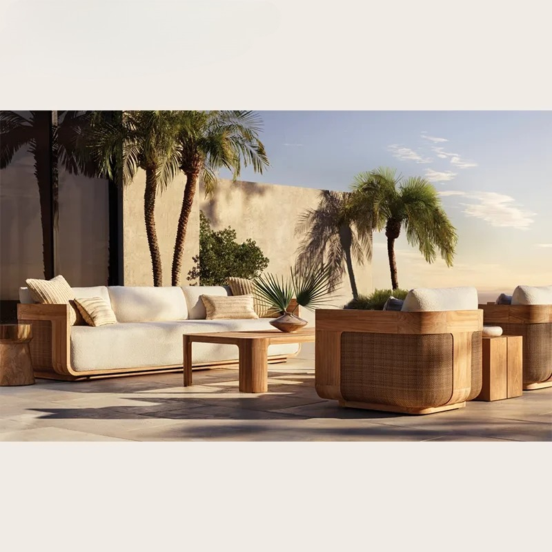Уличный диван из тикового дере – обзор и цена Outdoor Furniture Lounge