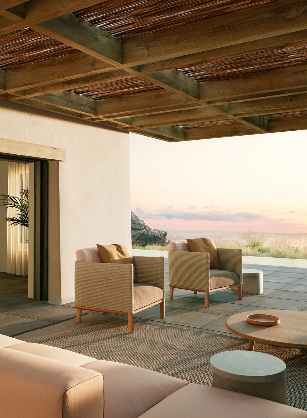 Одноместный диван из тикового  – обзор и цена Outdoor Furniture Hotel