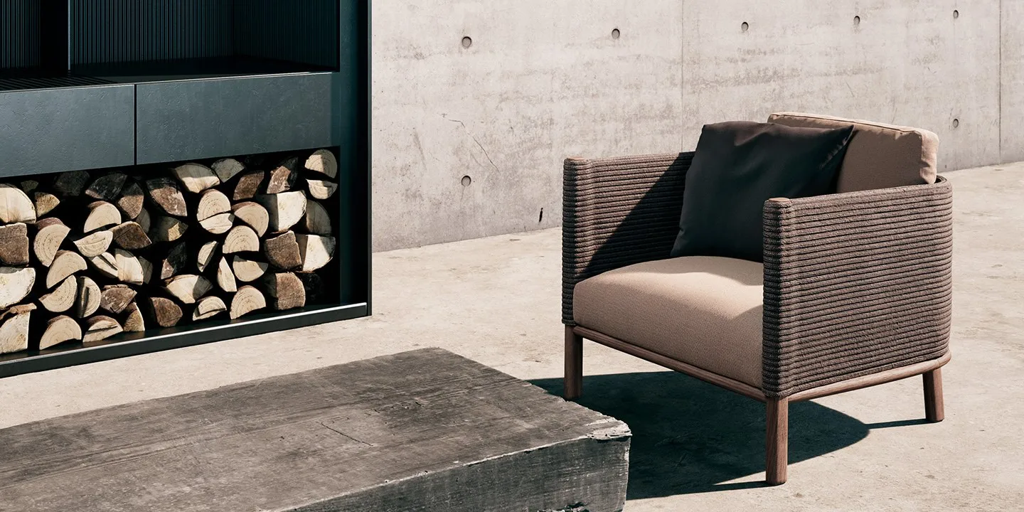 Одноместный диван из тикового  – обзор и цена Outdoor Furniture Hotel