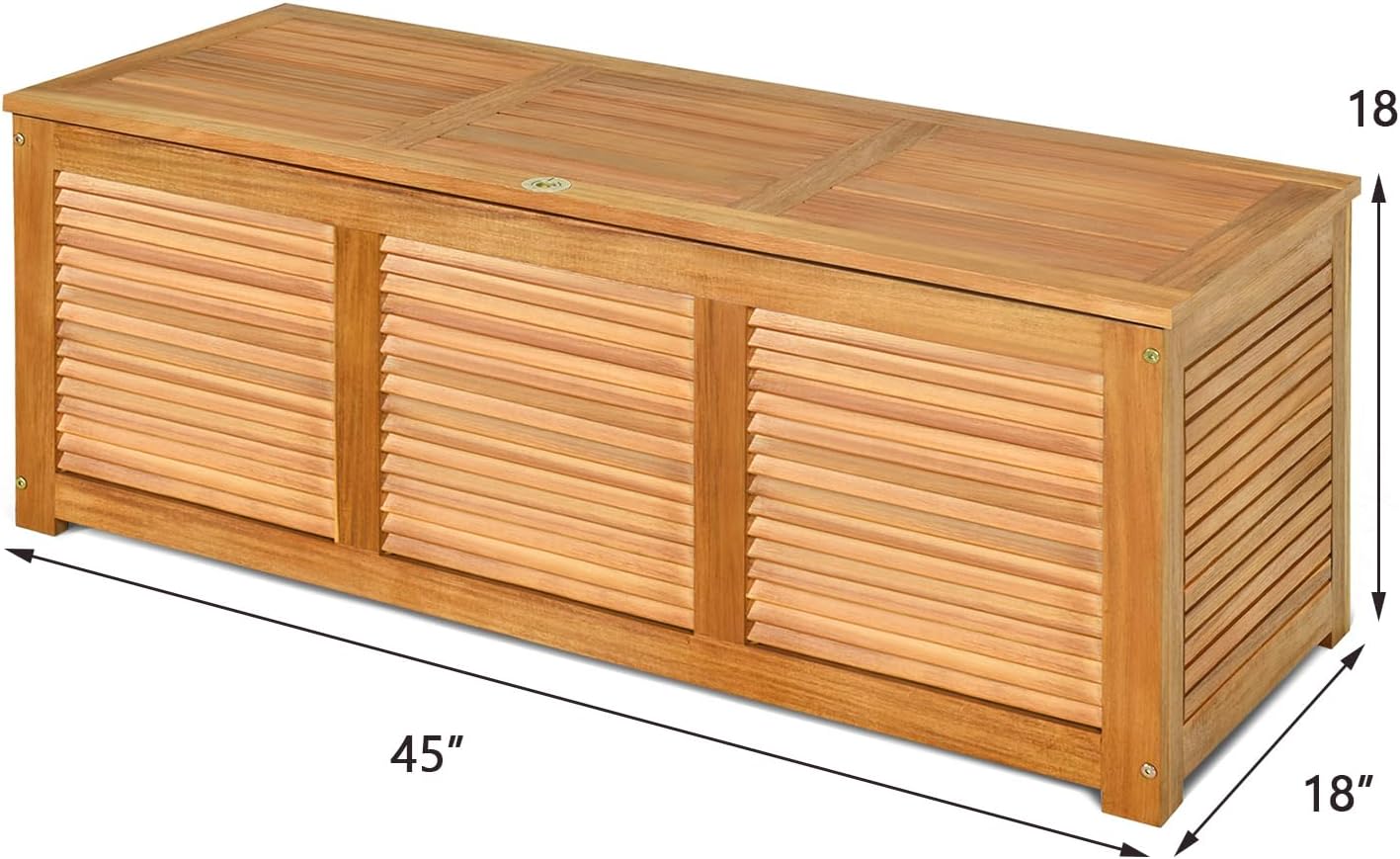 Ящик для хранения из акации, б – обзор и цена Garden Storage Box