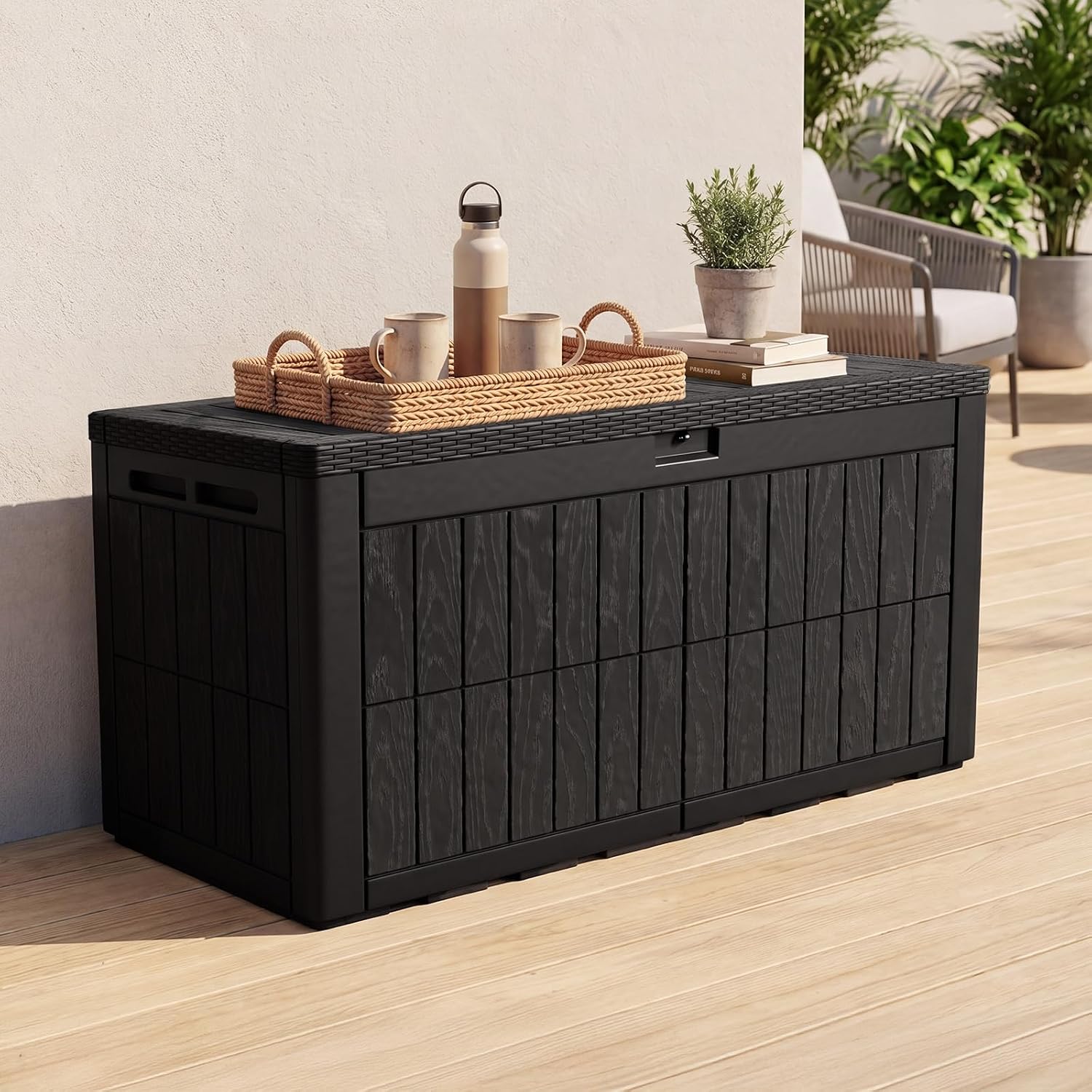 Большой уличный контейнер для  – обзор и цена Garden Storage Box