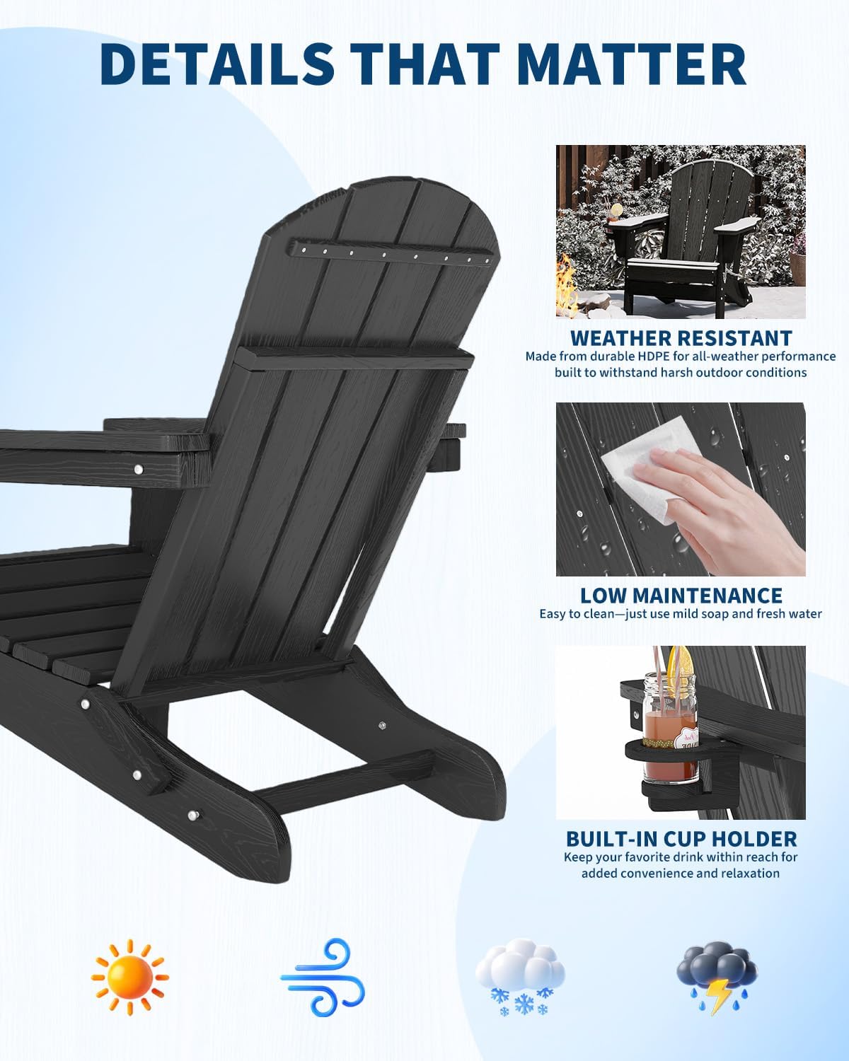 Складное кресло Адирондак из H – обзор и цена Adirondack Chair Wood