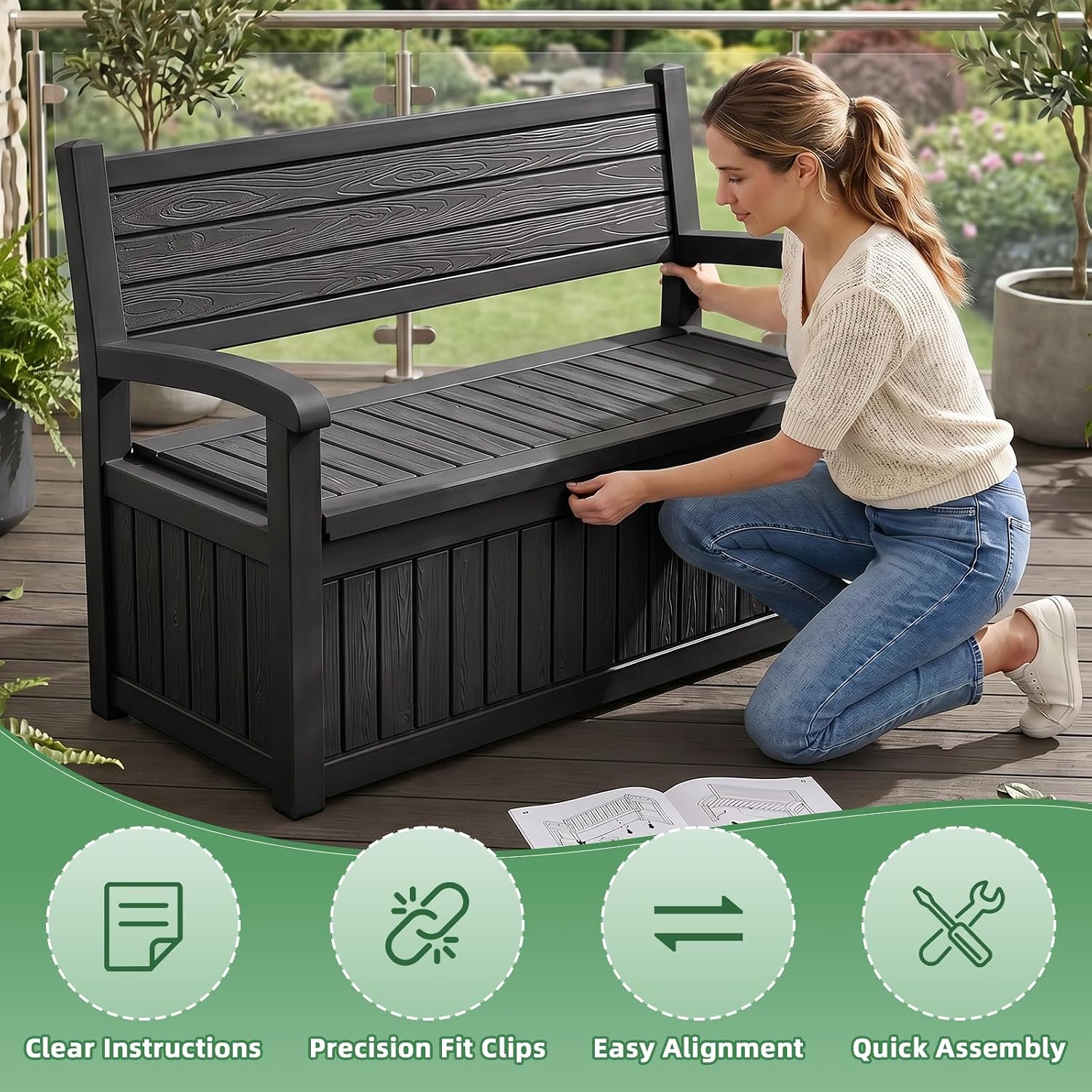 Большой уличный ящик-скамья дл – обзор и цена Outdoor Furniture Cushions