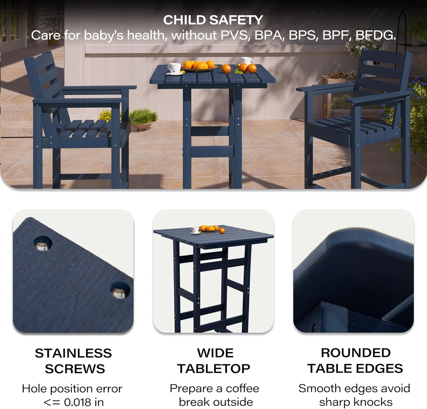 Уличный набор, балконные стуль – обзор и цена Outdoor Furniture Hdpe