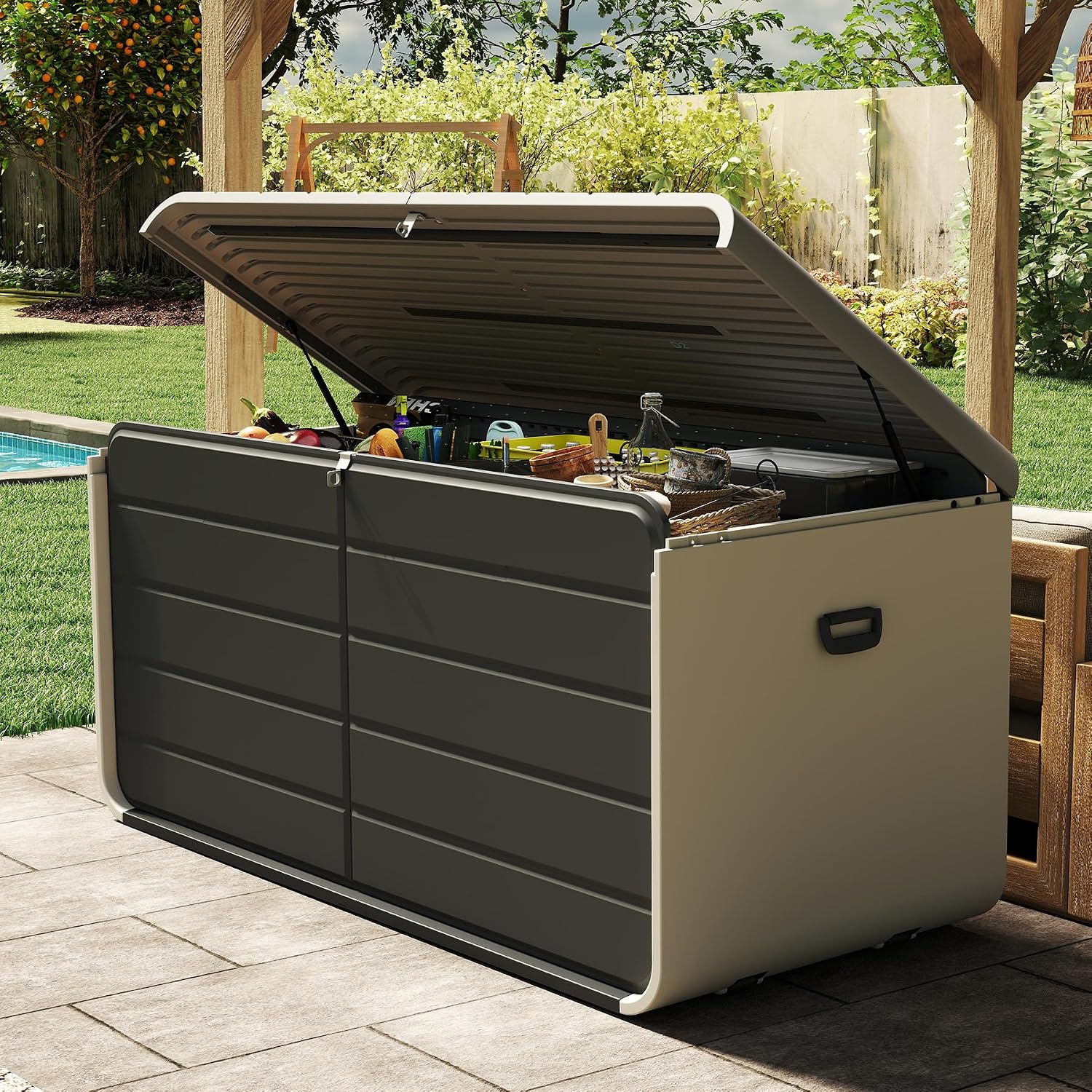 Уличный и домашний ящик для хр – обзор и цена Garden Storage Box