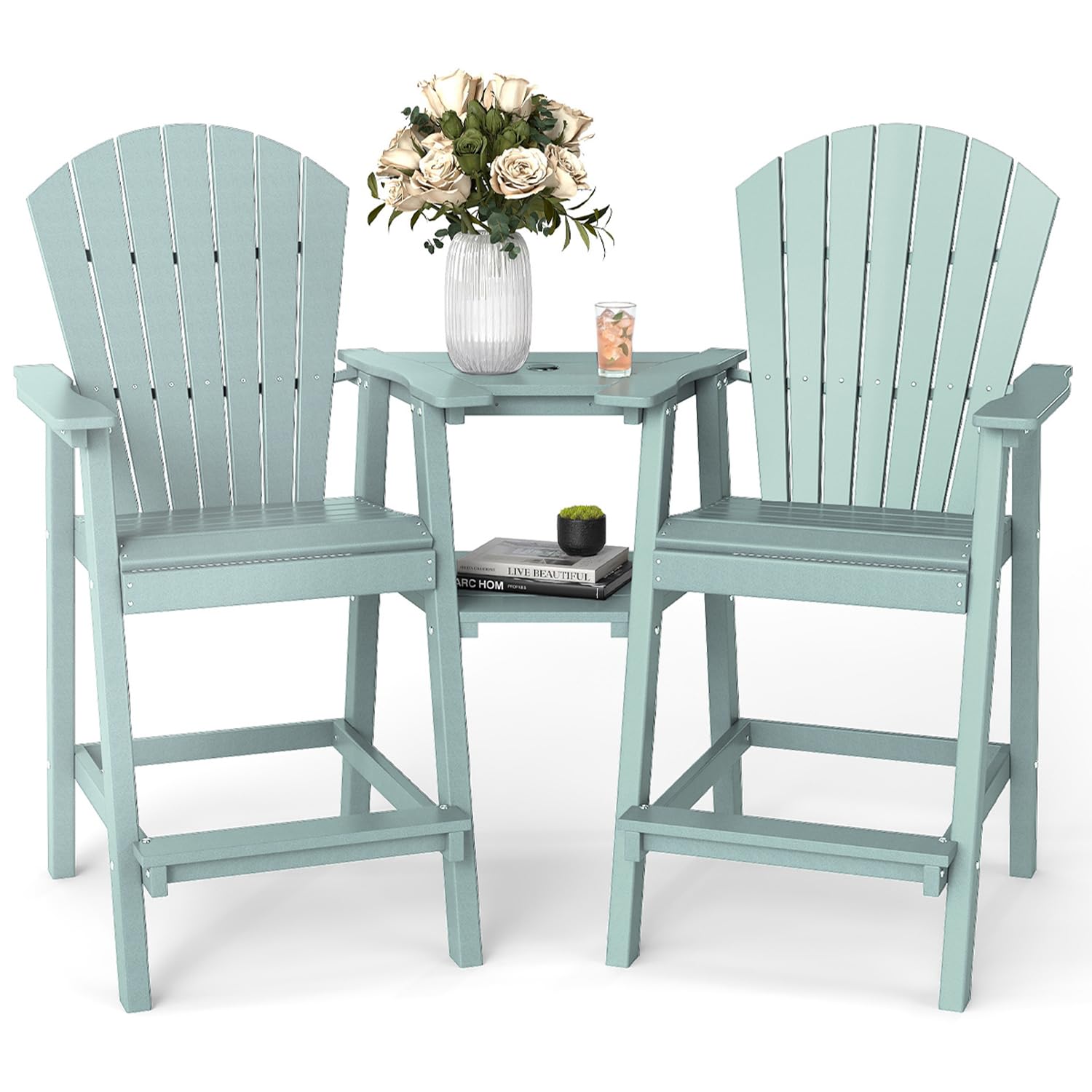 Высокие стулья Адирондак (2 шт – обзор и цена Adirondack Chair Wood