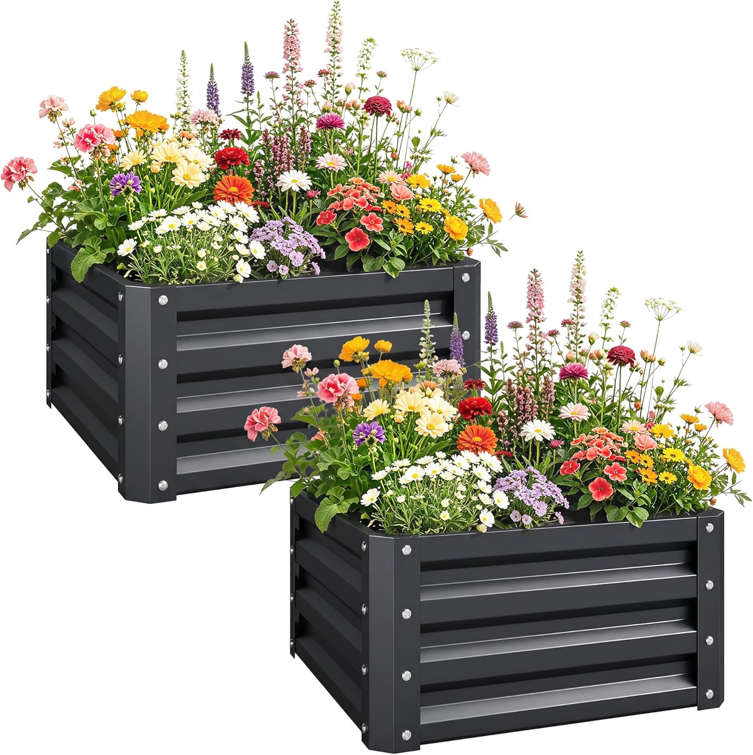 Двухсекционная оцинкованная гр – обзор и цена Planter Raised Metal