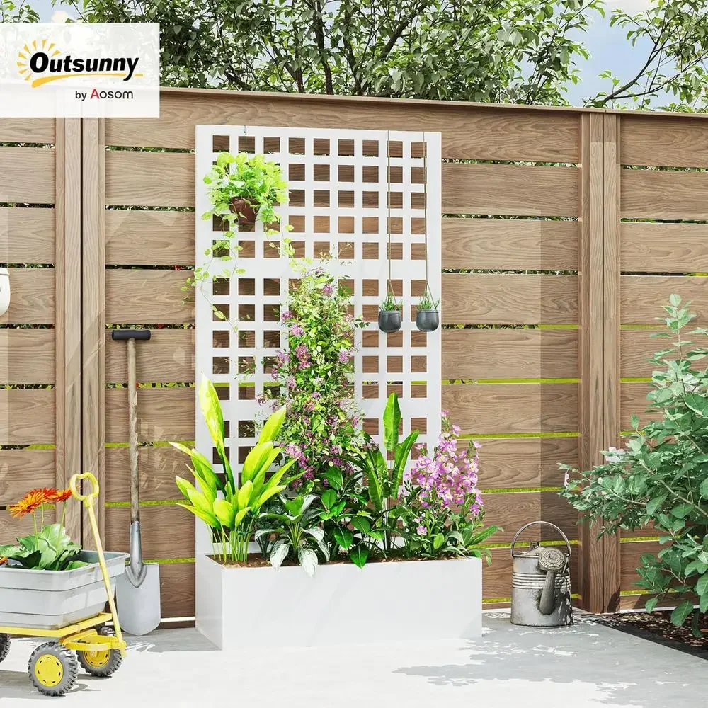 Приподнятая грядка с решеткой, – обзор и цена Planter Raised Metal