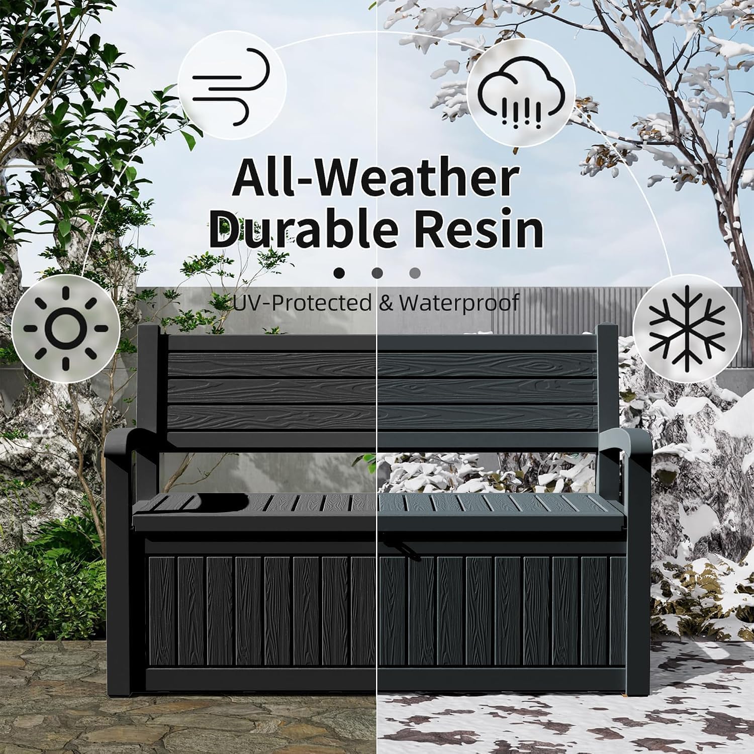 Уличный и домашний ящик для хр – обзор и цена Garden Storage Box