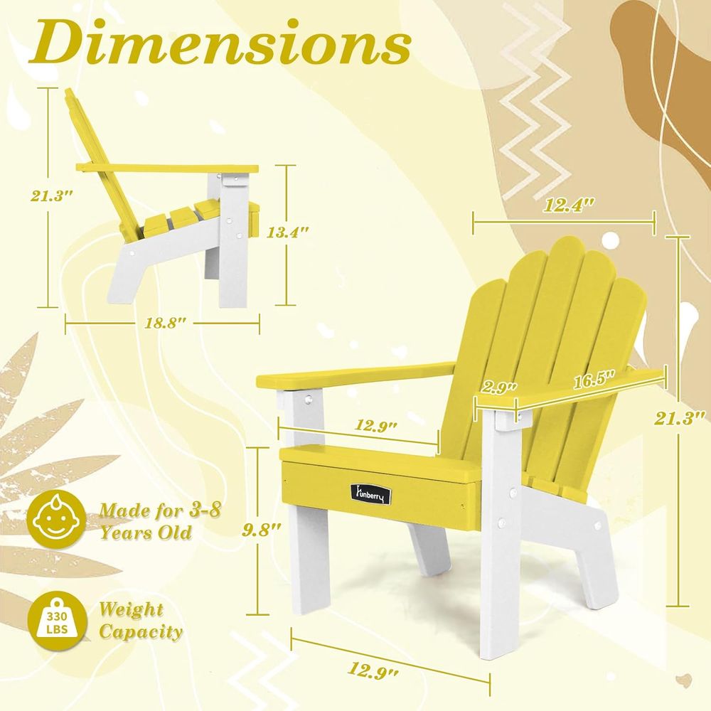 Детские уличные кресла Адиронд – обзор и цена Adirondack Chair Wood