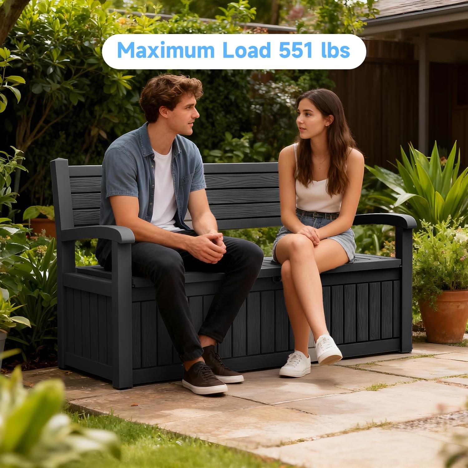 Пластиковый контейнер для хран – обзор и цена Garden Storage Box