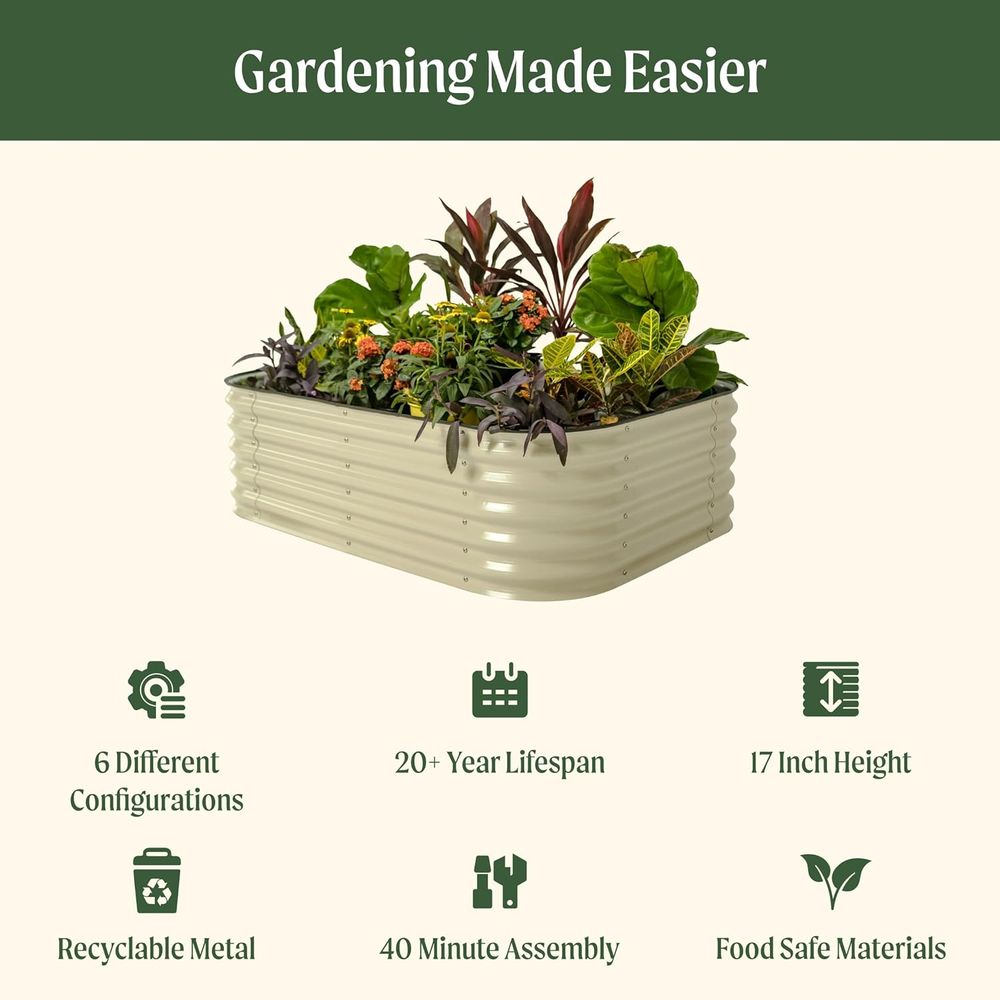 Комплекты приподнятых грядок V – обзор и цена Planter Raised Metal