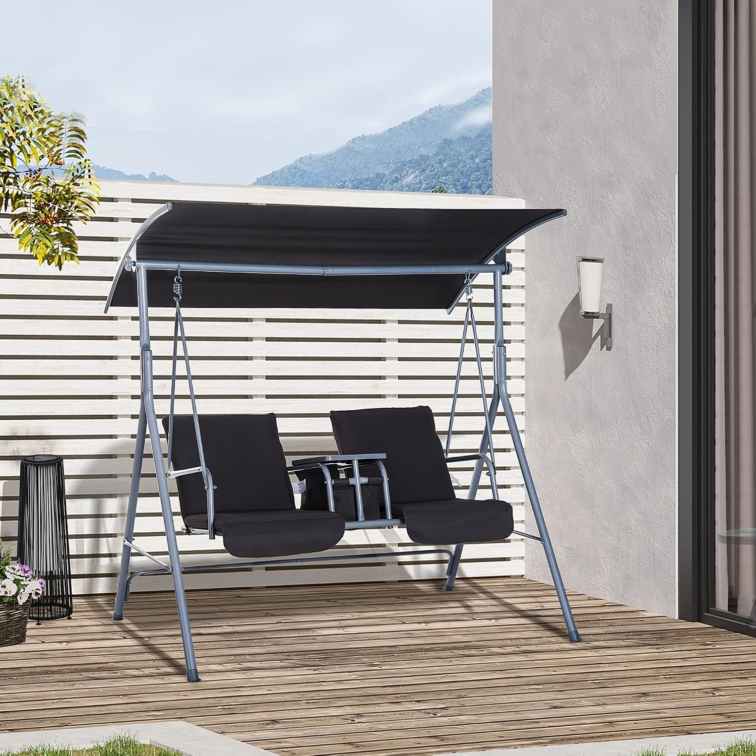 Уличные качели-диван для двоих – обзор и цена Outdoor Furniture Sunbrella