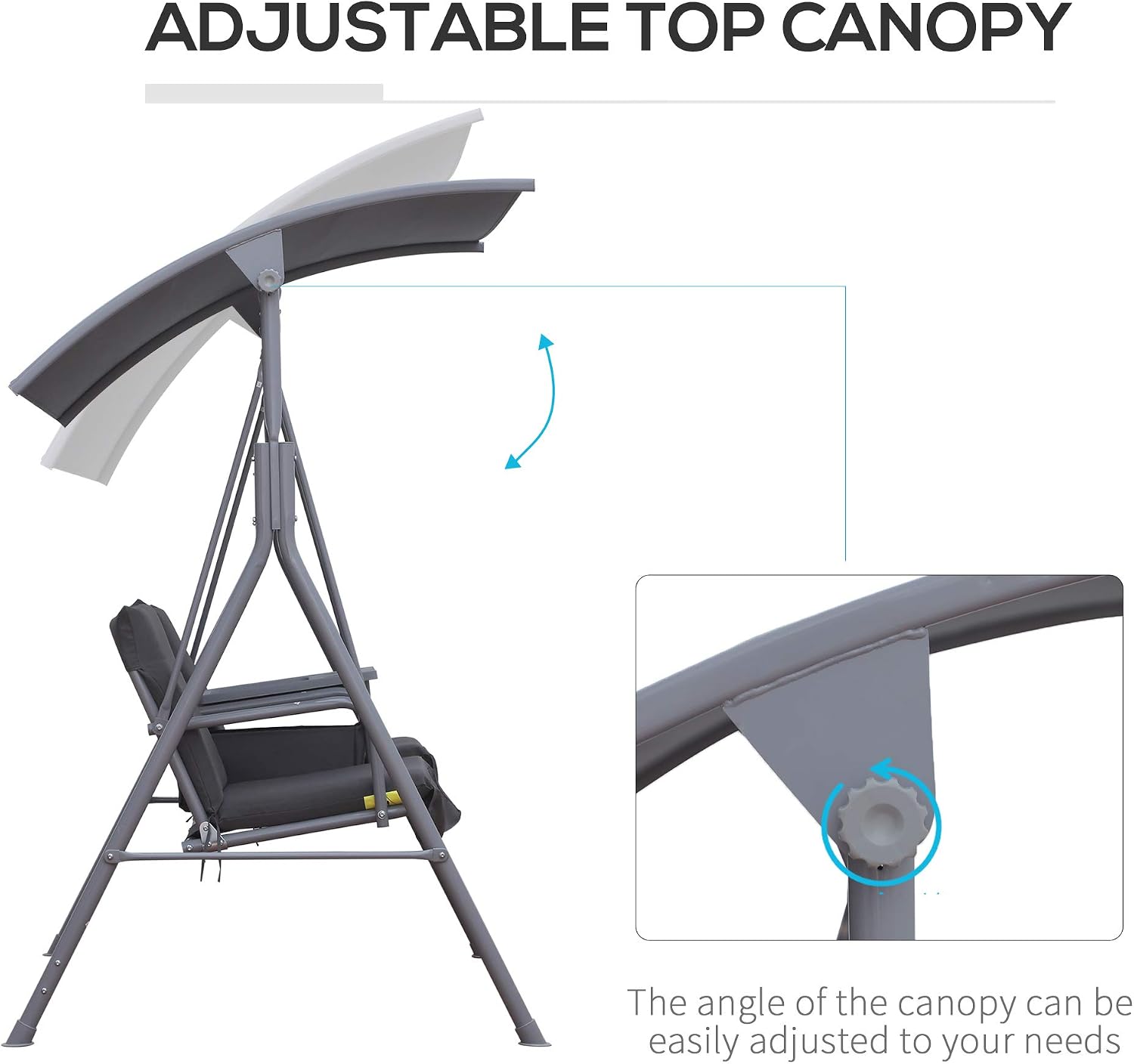 Уличные качели-диван для двоих – обзор и цена Outdoor Furniture Sunbrella