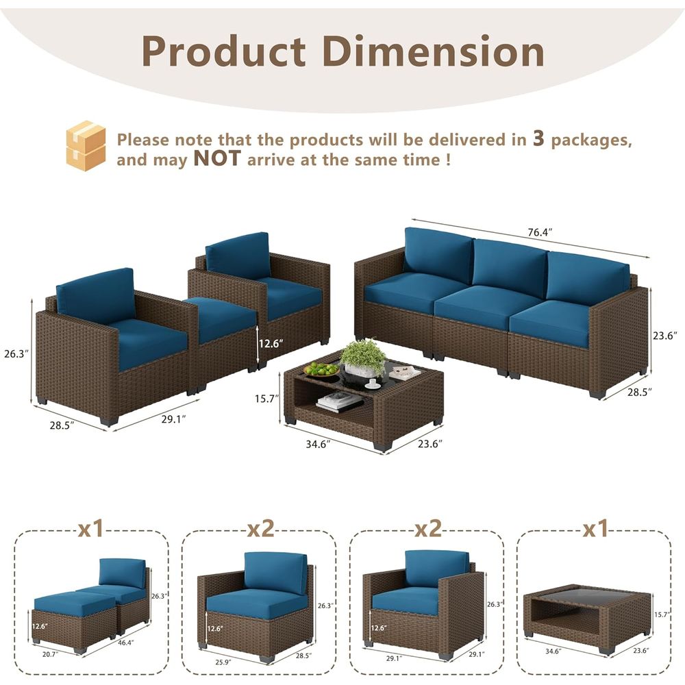 7-предметный комплект садовой  – обзор и цена Outdoor Furniture Table And Chairs