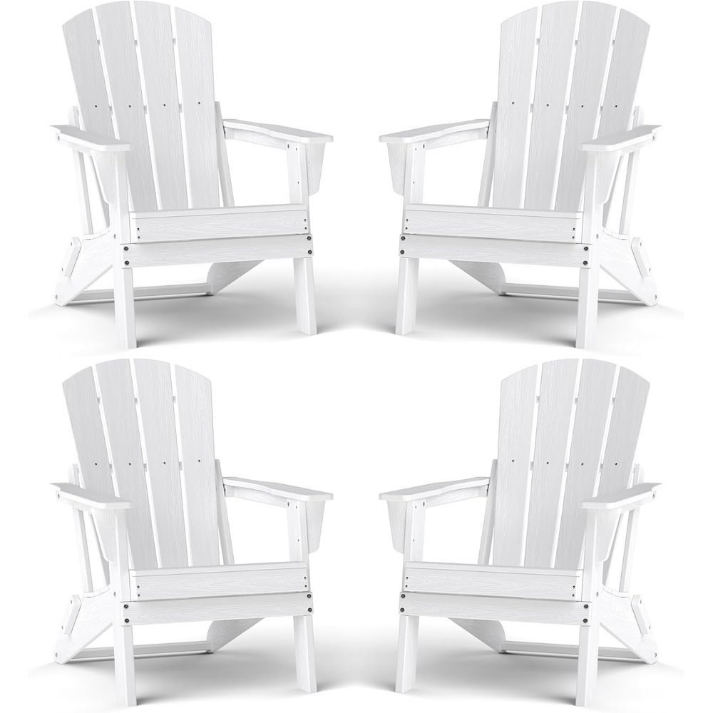 Портативный комплект из 4 белы – обзор и цена Adirondack Chair Wood