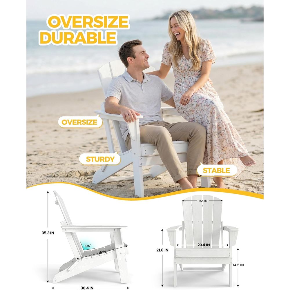 Портативный комплект из 4 белы – обзор и цена Adirondack Chair Wood