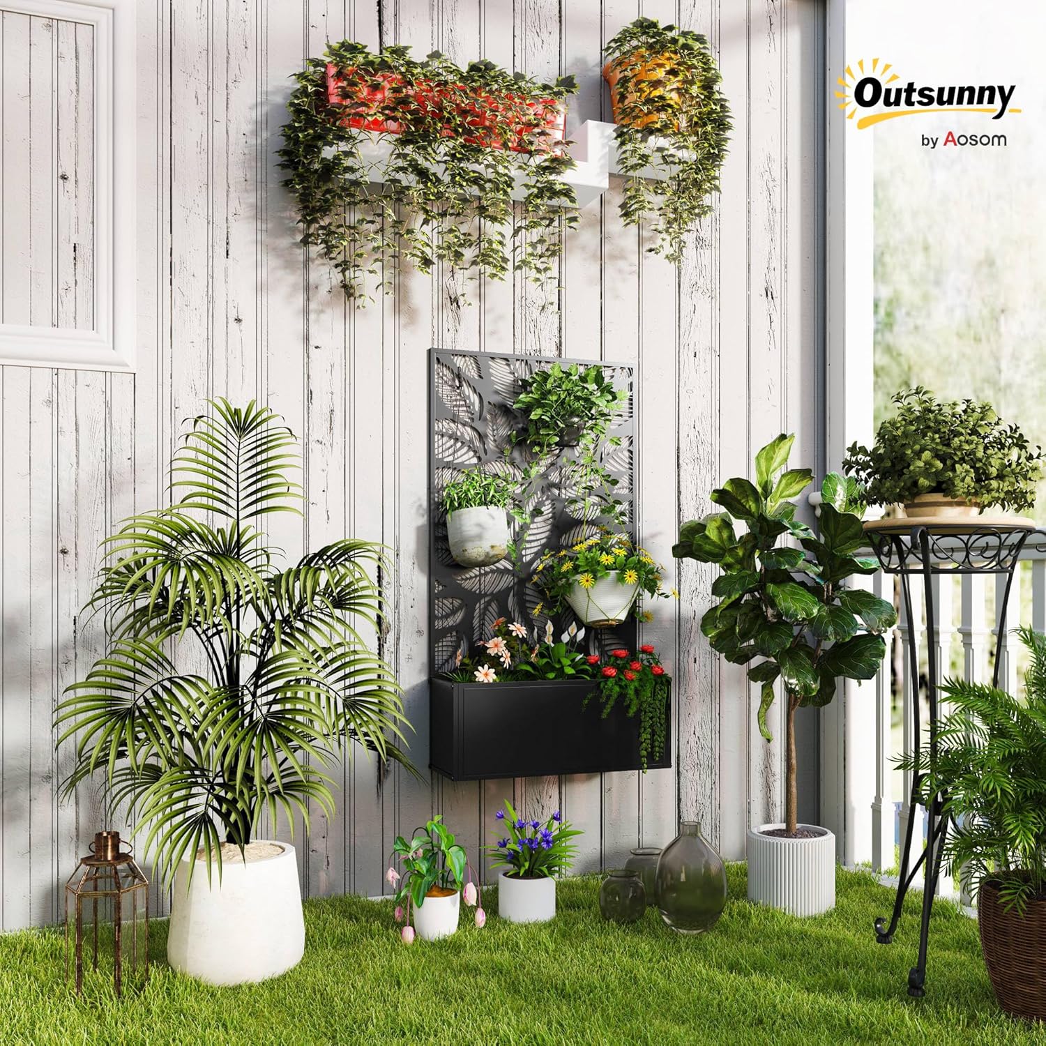 Металлическая приподнятая гряд – обзор и цена Planter Raised Metal