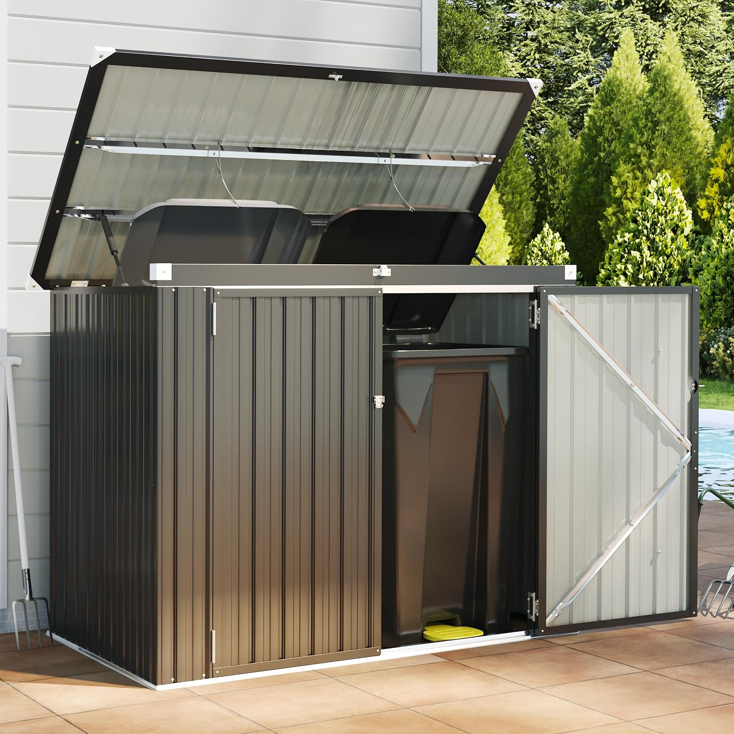 Уличный водонепроницаемый мета – обзор и цена Garden Storage Box