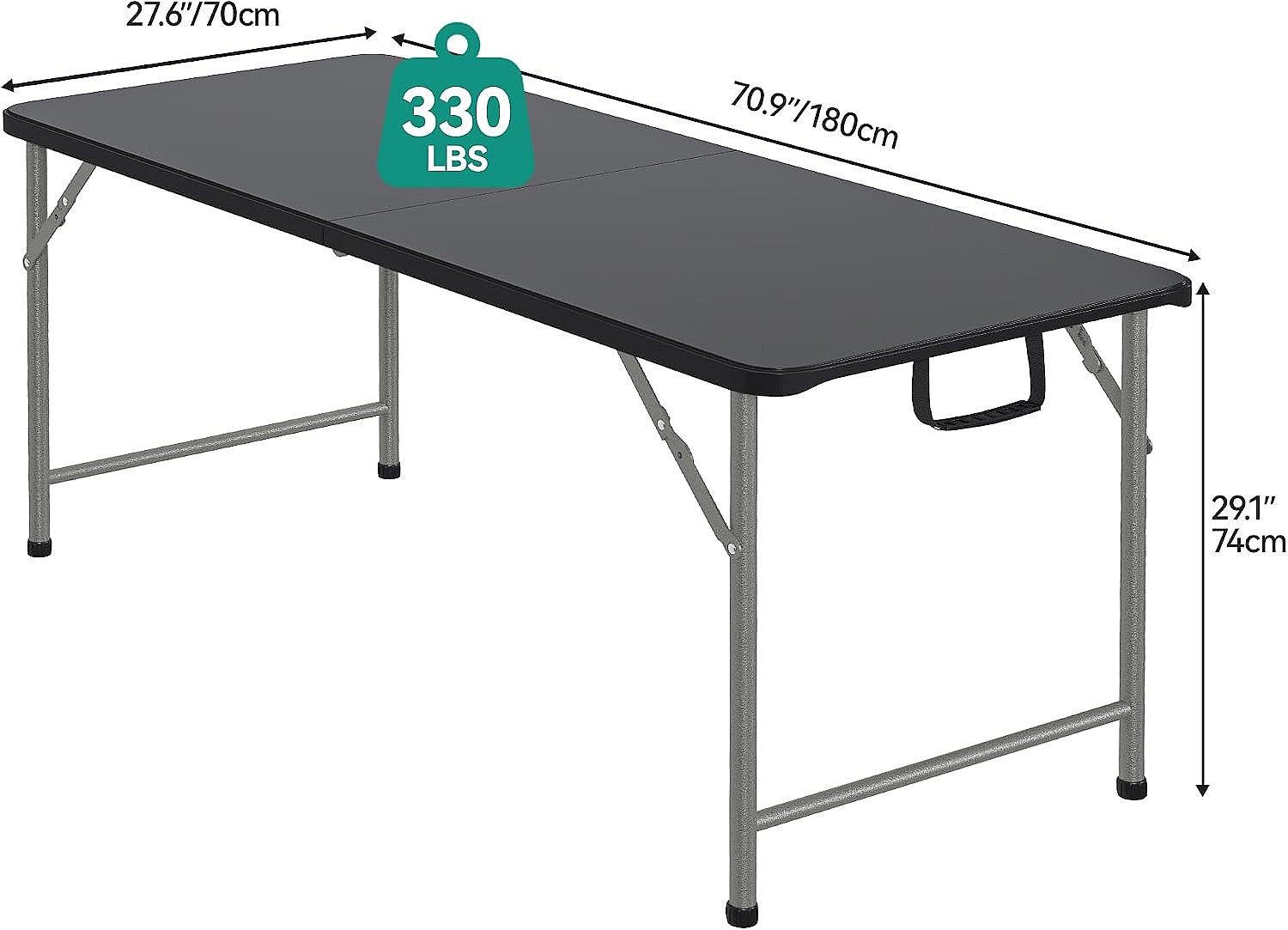 Складной стол YITAHOME 6 футов – обзор и цена Outdoor Furniture Hdpe